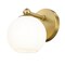 Z-Lite Neoma Wall Sconce, 1-Light, 5.25 In.W x 6.75 In.L x 6.75 In.H, Modern Gold/Opal Etched 1100-1S-MGLD - alternate 2